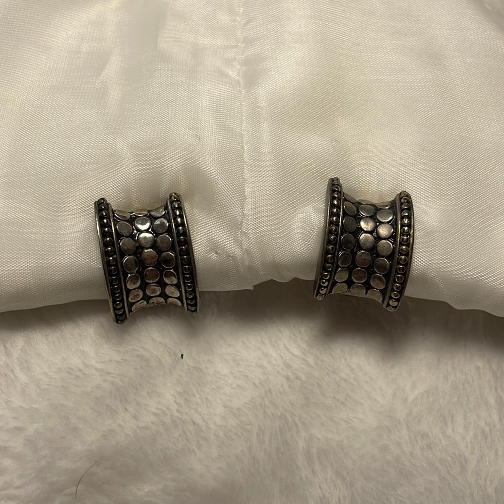 Silver Clip On Earrings